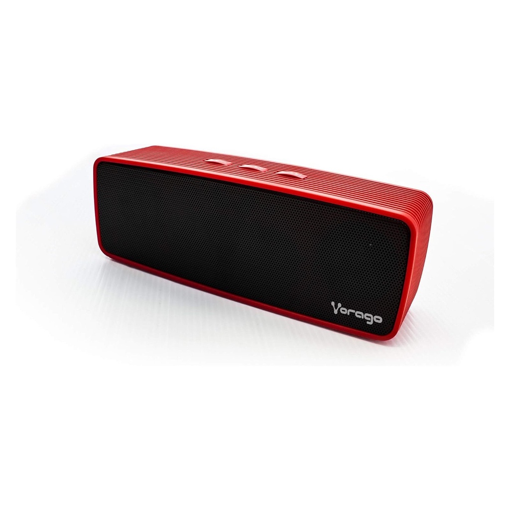 [VORBSP-100-RD-V2] BOCINA VORAGO BSP-100 V2 SPKR BLUETOOTH MANOS LIBRES USB ROJO