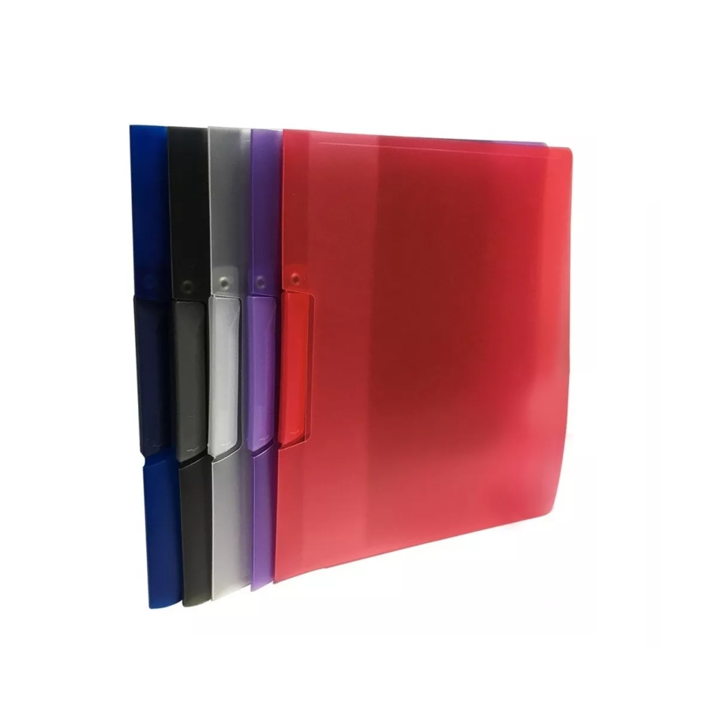 FOLDER PLASTICO MAE CON CLIP SET 5 PZA C/SURTIDOS