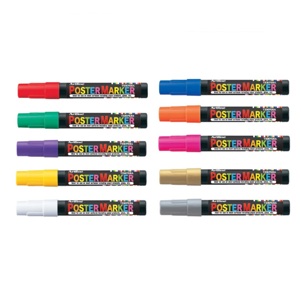 [ARLEPP-4] MARCADOR PARA POSTER PUNTA 4.0 MM V.COLORES