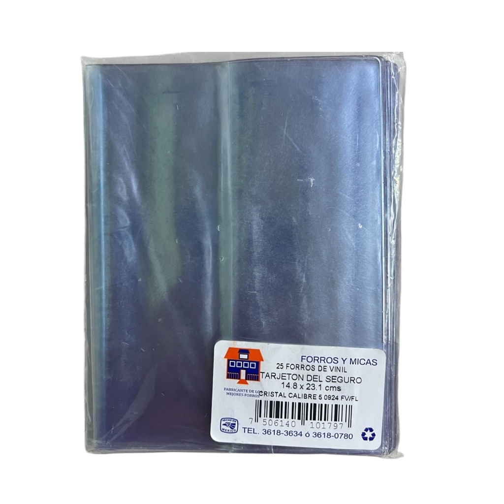 [CAS-0010] FORRO PARA TARJETON DEL IMSS C-5  14.8X23.1