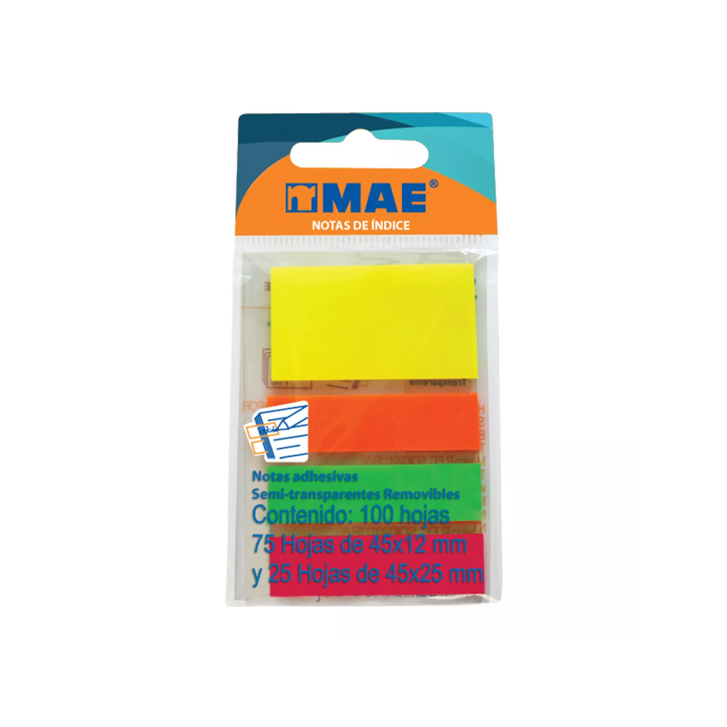 [MAE21051] POST IT MAE NOTAS DE INDICE NEON