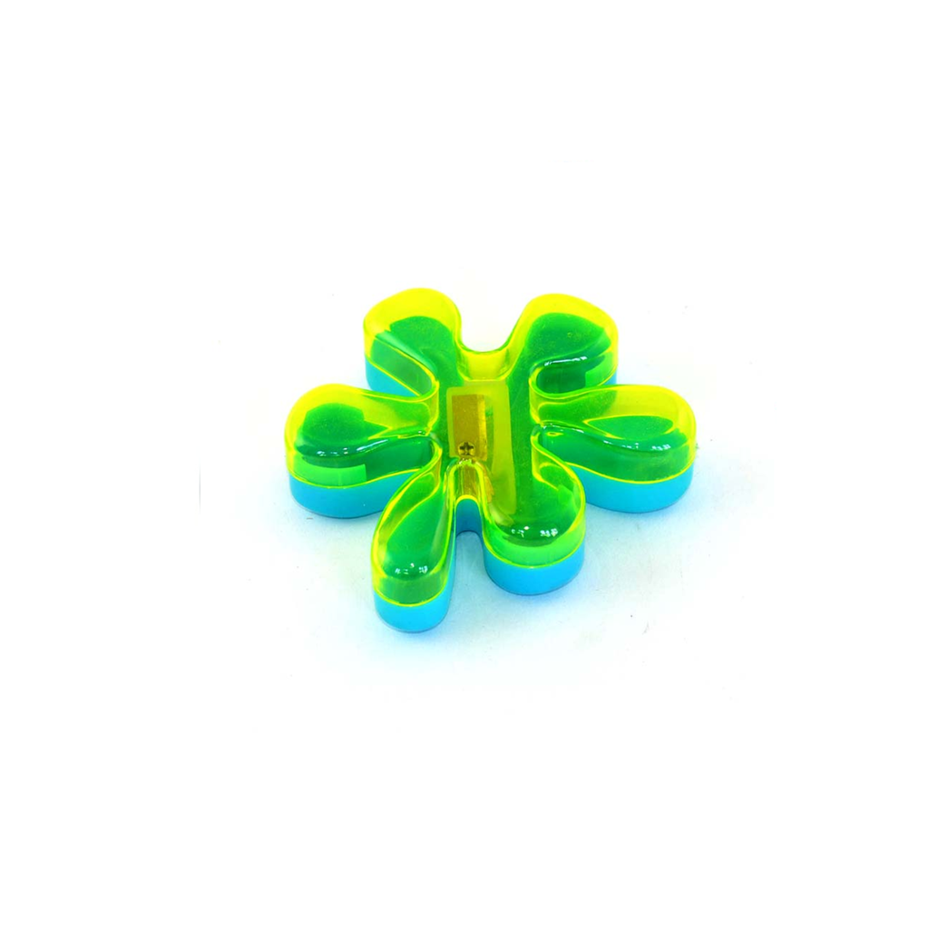 SACAPUNTAS MAE PLAST/DEPOS. FIG.FLOR C/8PZS