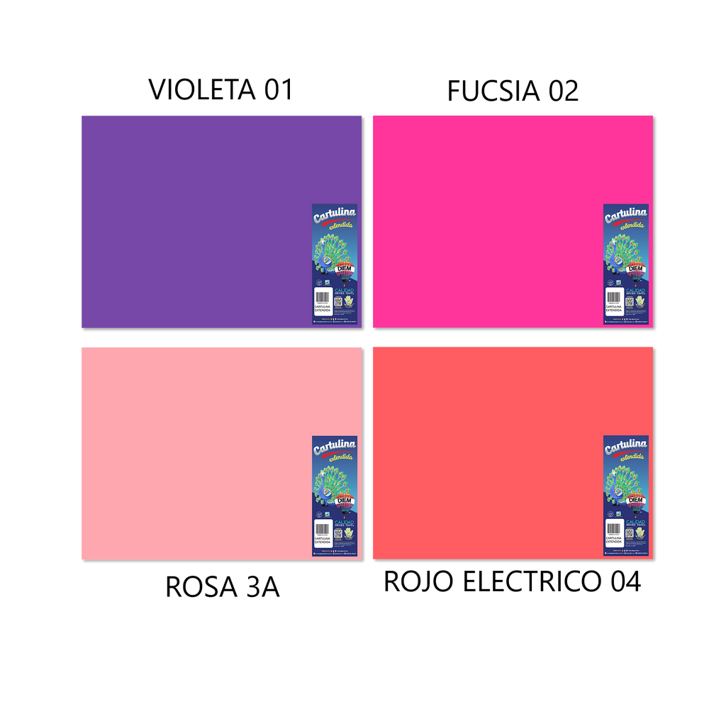 CARTULINA DOBLE CARA V.COLORES