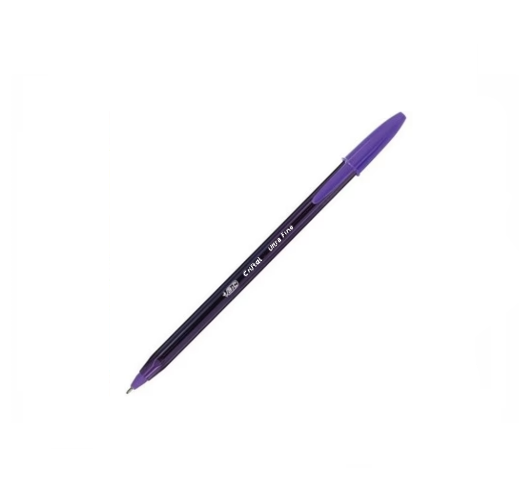 BOLIGRAFO BIC CRISTAL NEEDLE 0.7 MORADA