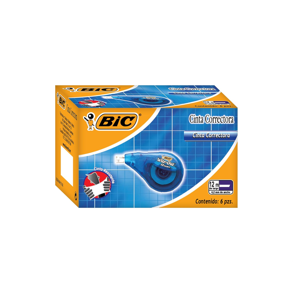 CINTA BIC CORRECTORA SURTIDA