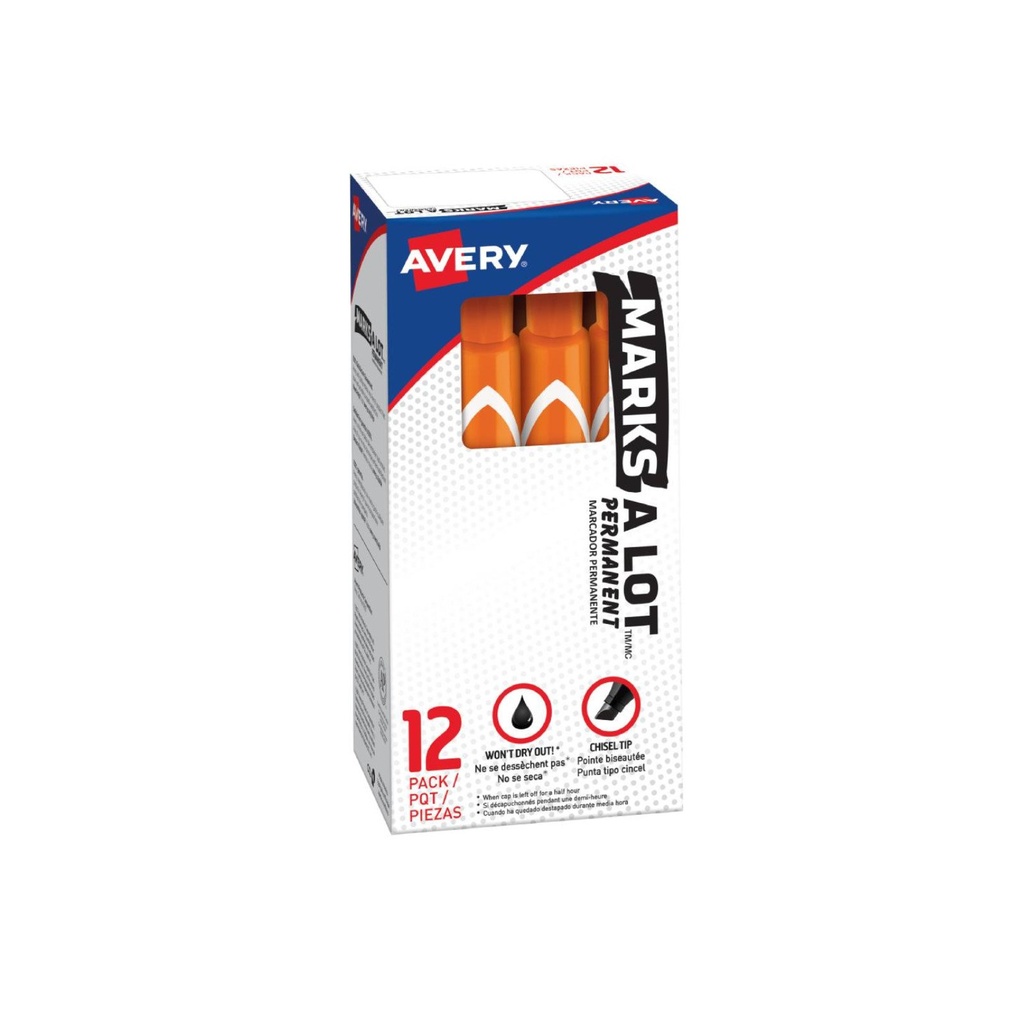 MARCADOR PERMANENTE MARKS-A-LOT NARANJA