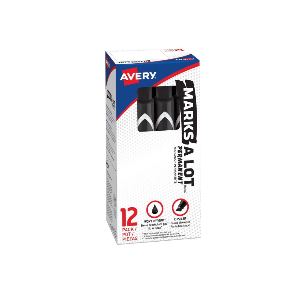 [AVR08888] MARCADOR PERMANENTE MARKS-A-LOT NEGRO