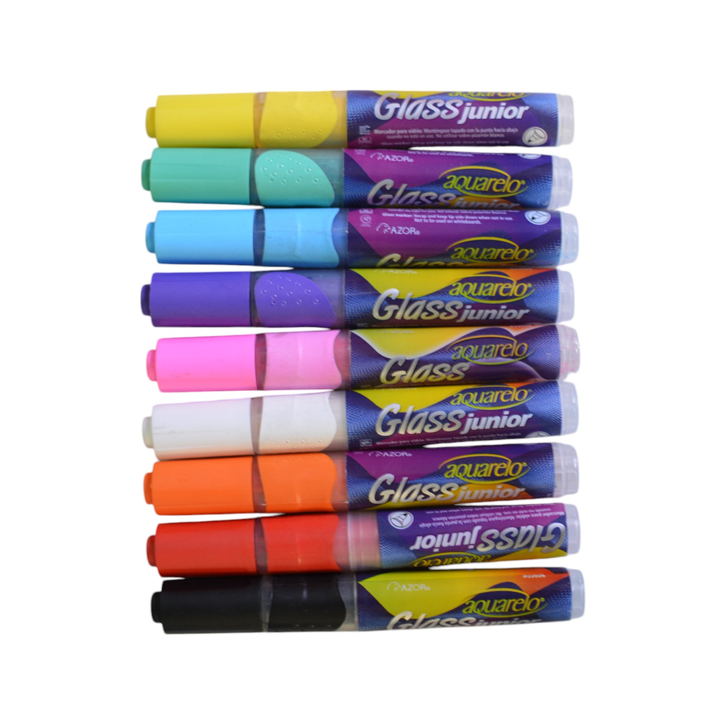 [AZO22026] MARCADOR AQUARELO GLASS JR V.COLORES AZOR