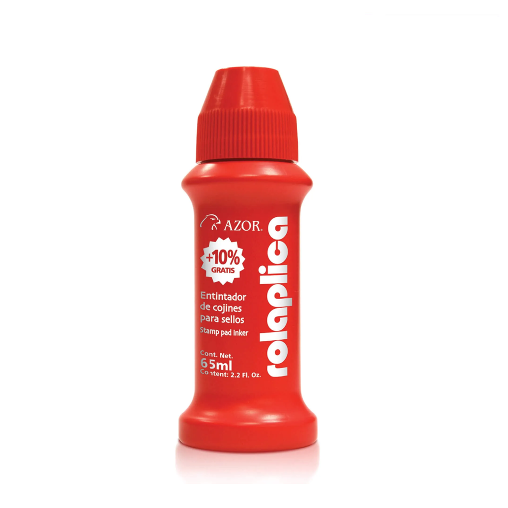 TINTA P/SELLOS AZOR ROJO