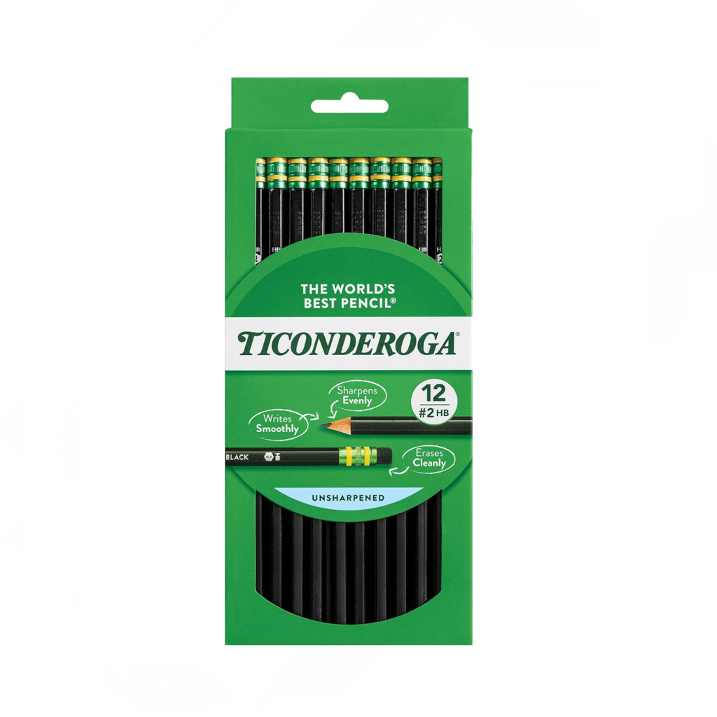 [DIX37846] LAPIZ TICONDEROGA #2 NEGRO C/12PZS