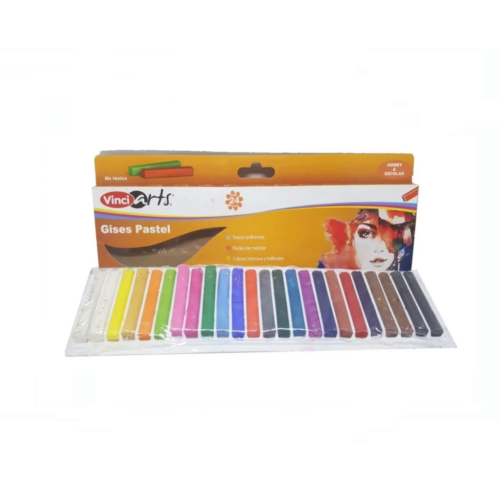 [DIX52306] GISES PASTEL VINCI ARTS C/24 PZAS