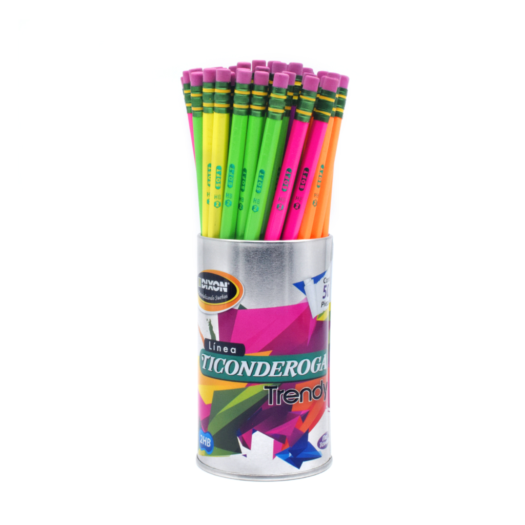 [DIX55743] LAPIZ TICONDEROGA NEON C/50PZAS