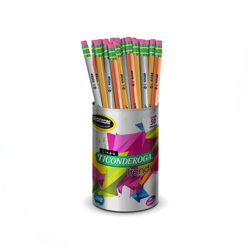 LAPIZ TICONDEROGA METALLIC C/50 PZAS