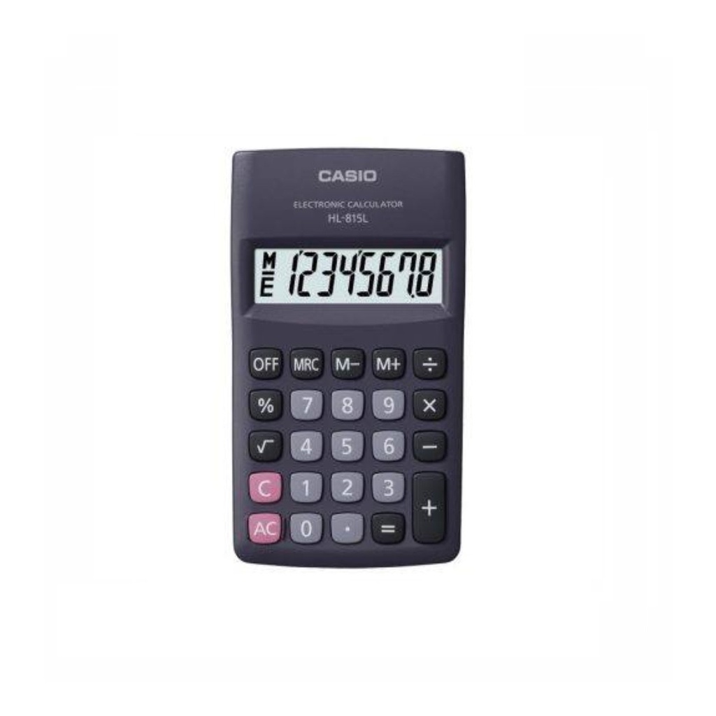 [HL-815L-BK-W] CALCULADORA CASIO BASIC HANDY HL-815L-BK