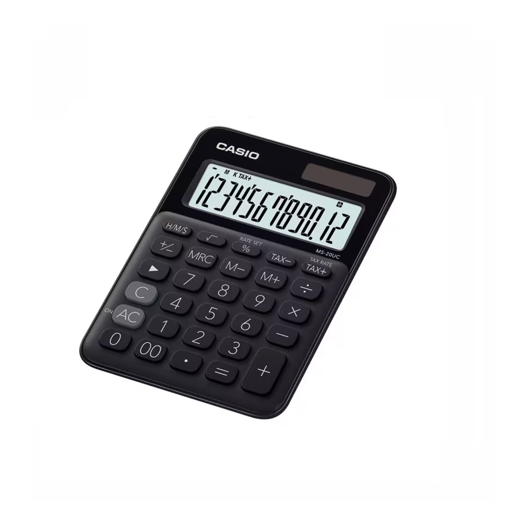 [MS-20UC-BK-S] CALCULADORA CASIO BASIC JUST MS-20UC