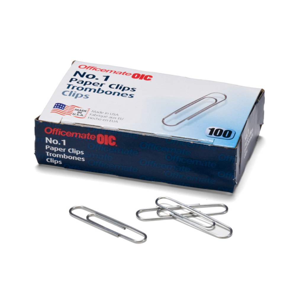 CLIP ESTANDARD #1 DE METAL (PC1)C/100PZA