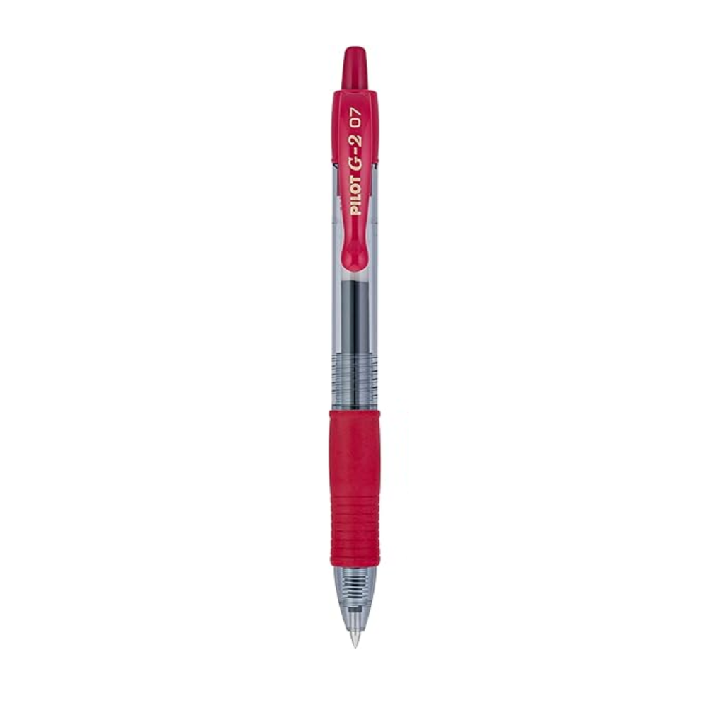 BOLIGRAFO PILOT G-2 07 ROJO