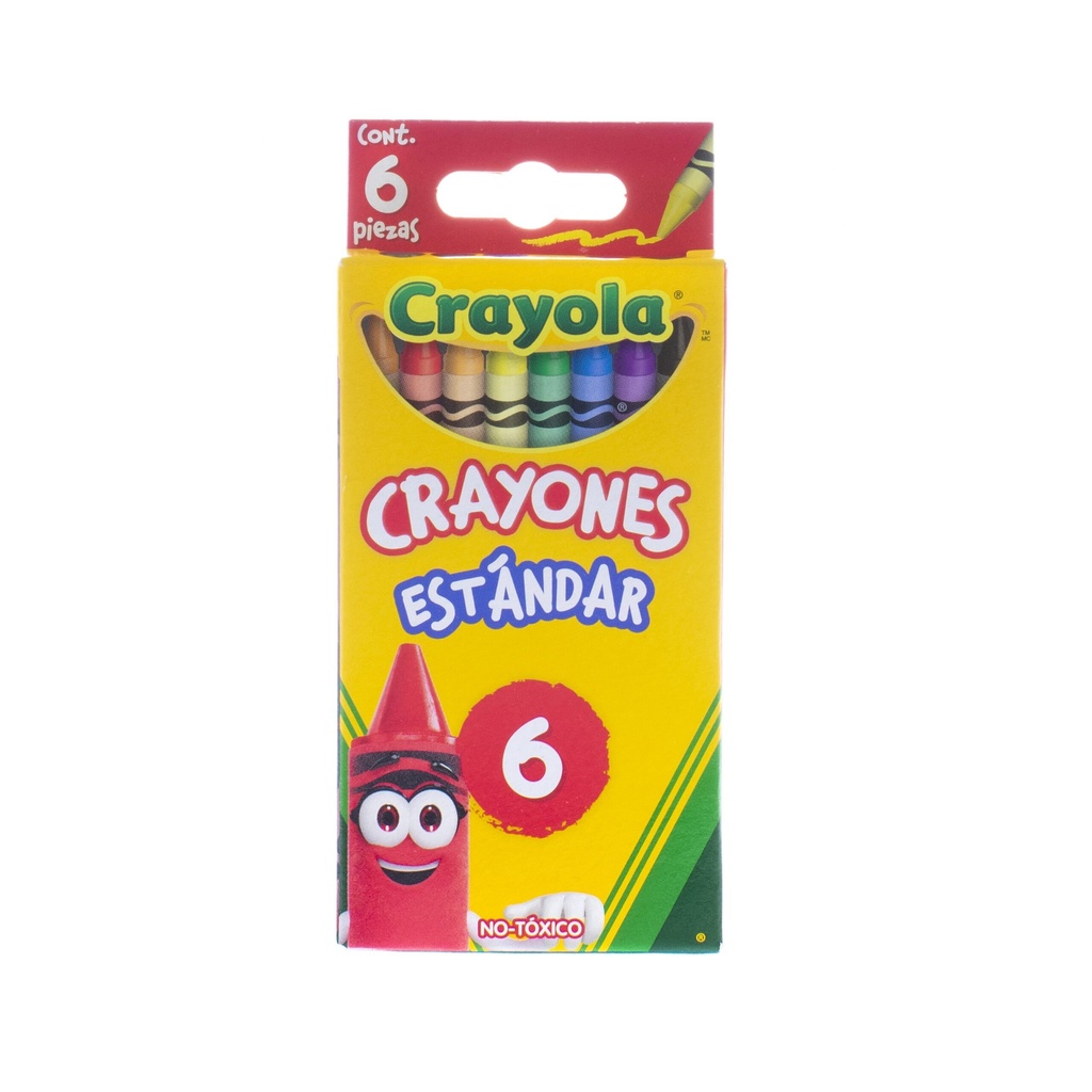 [0110010000100] COLORES CRAYOLA  C/6 STD