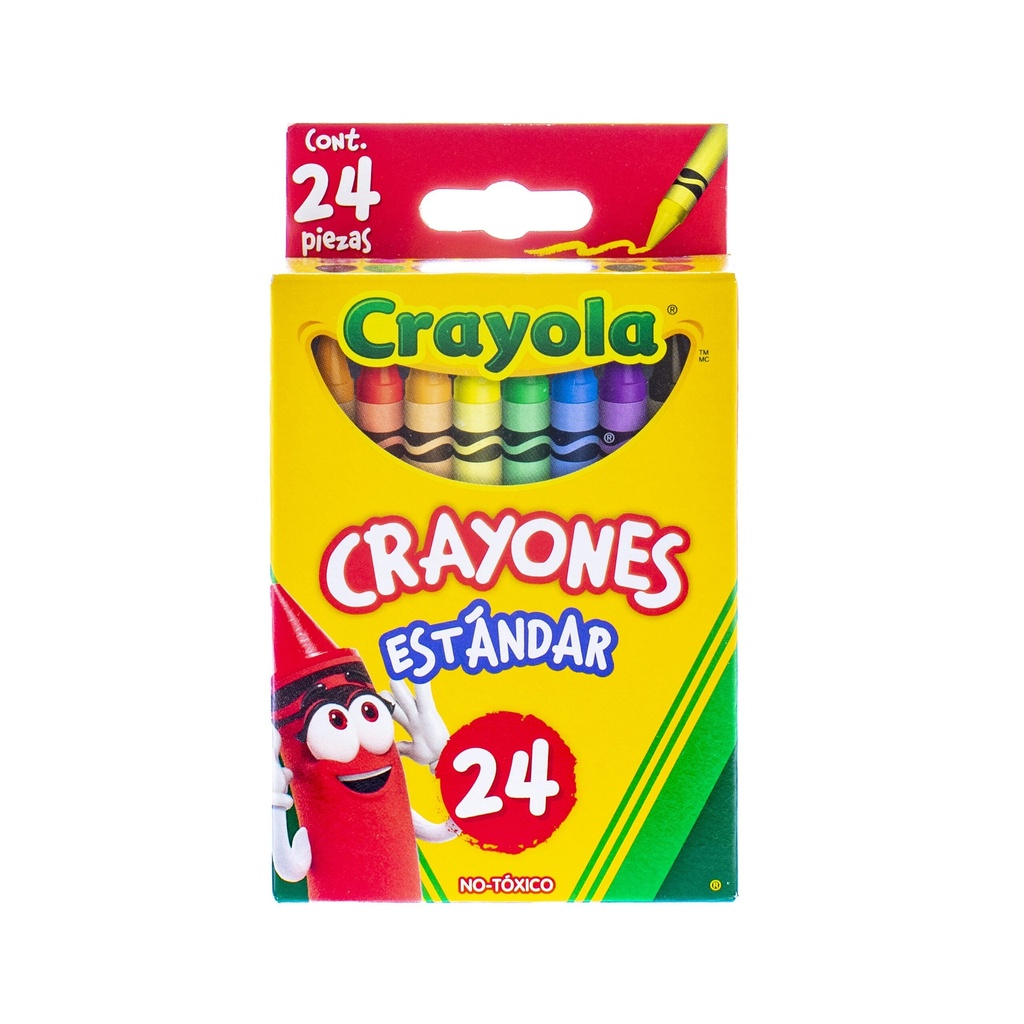 COLORES CRAYOLA C/24 STD