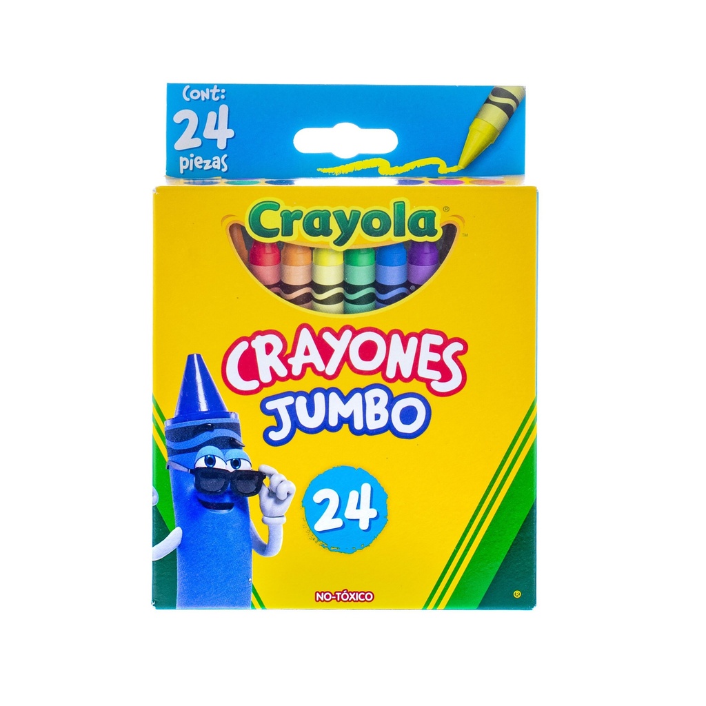 COLORES CRAYOLA JUMBO C/24
