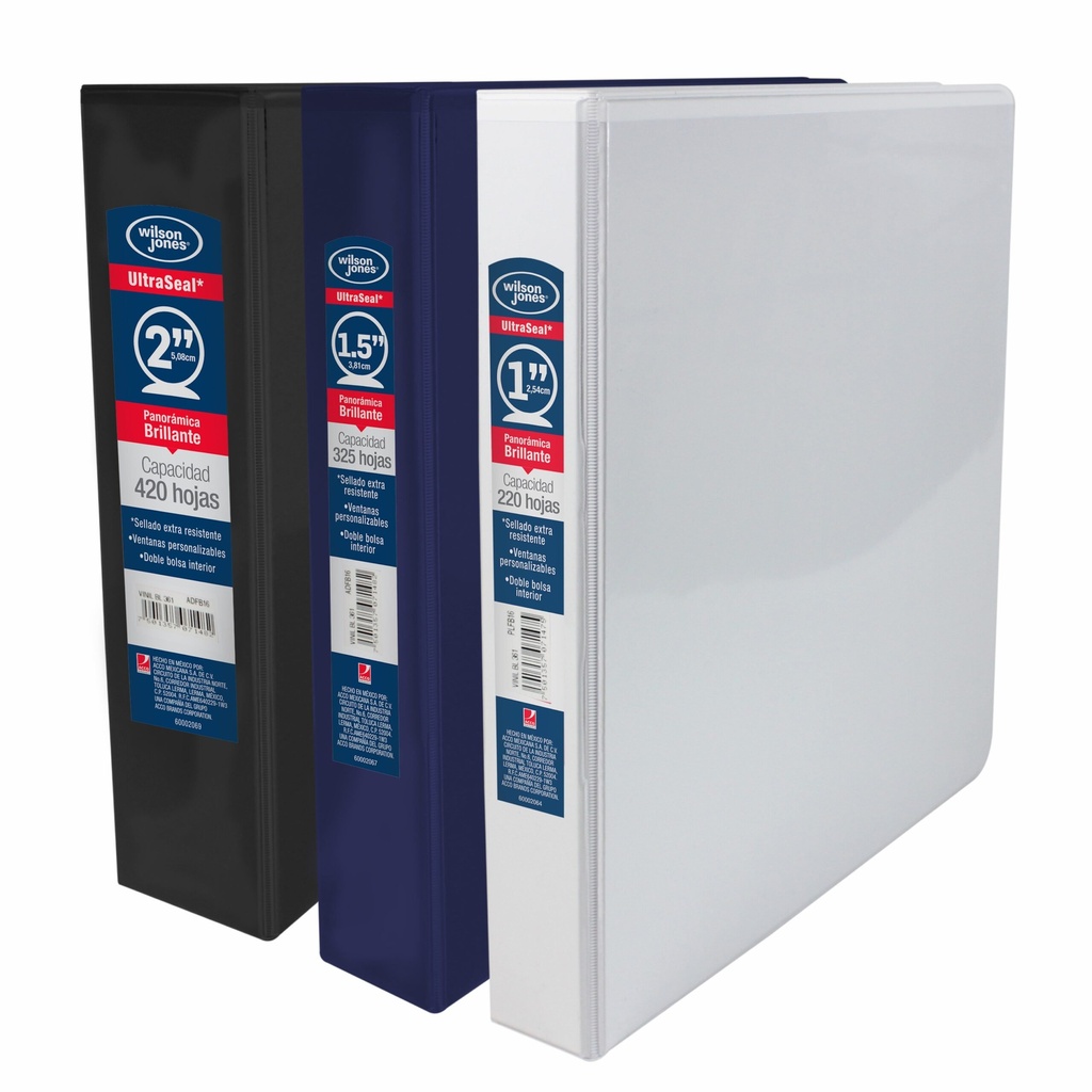 CARPETA DE VINIL ACCO 361  T/CARTA BLANCO  1"