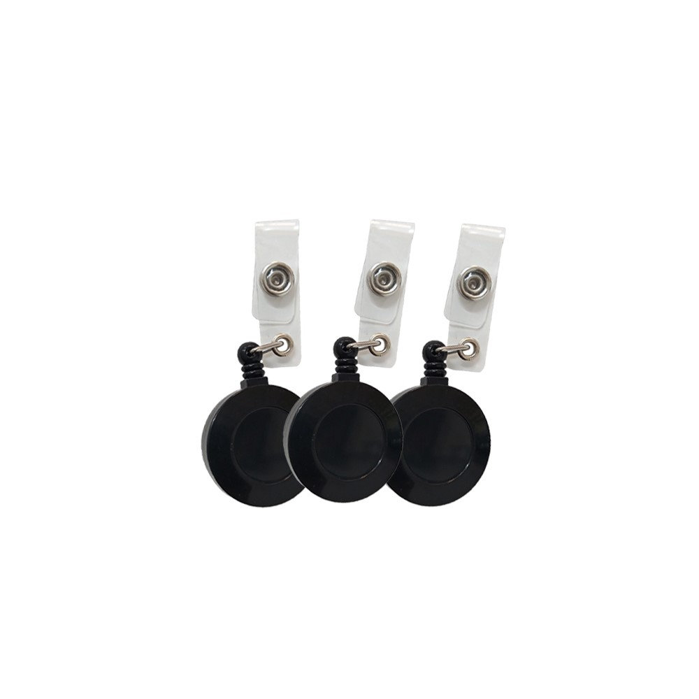 BROCHE ACCO RETRACTIL NEGRO C/25PZA