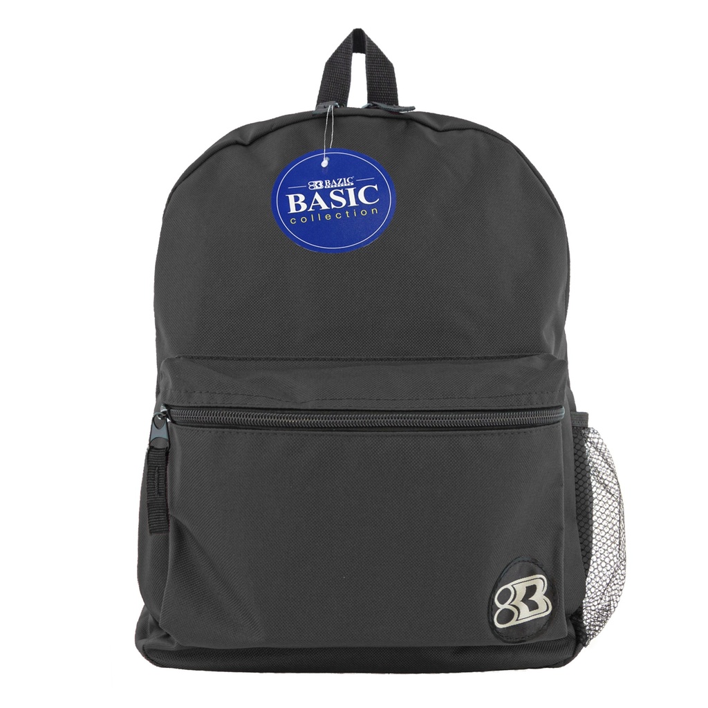 MOCHILA BAZIC 16" #1030 BLACK