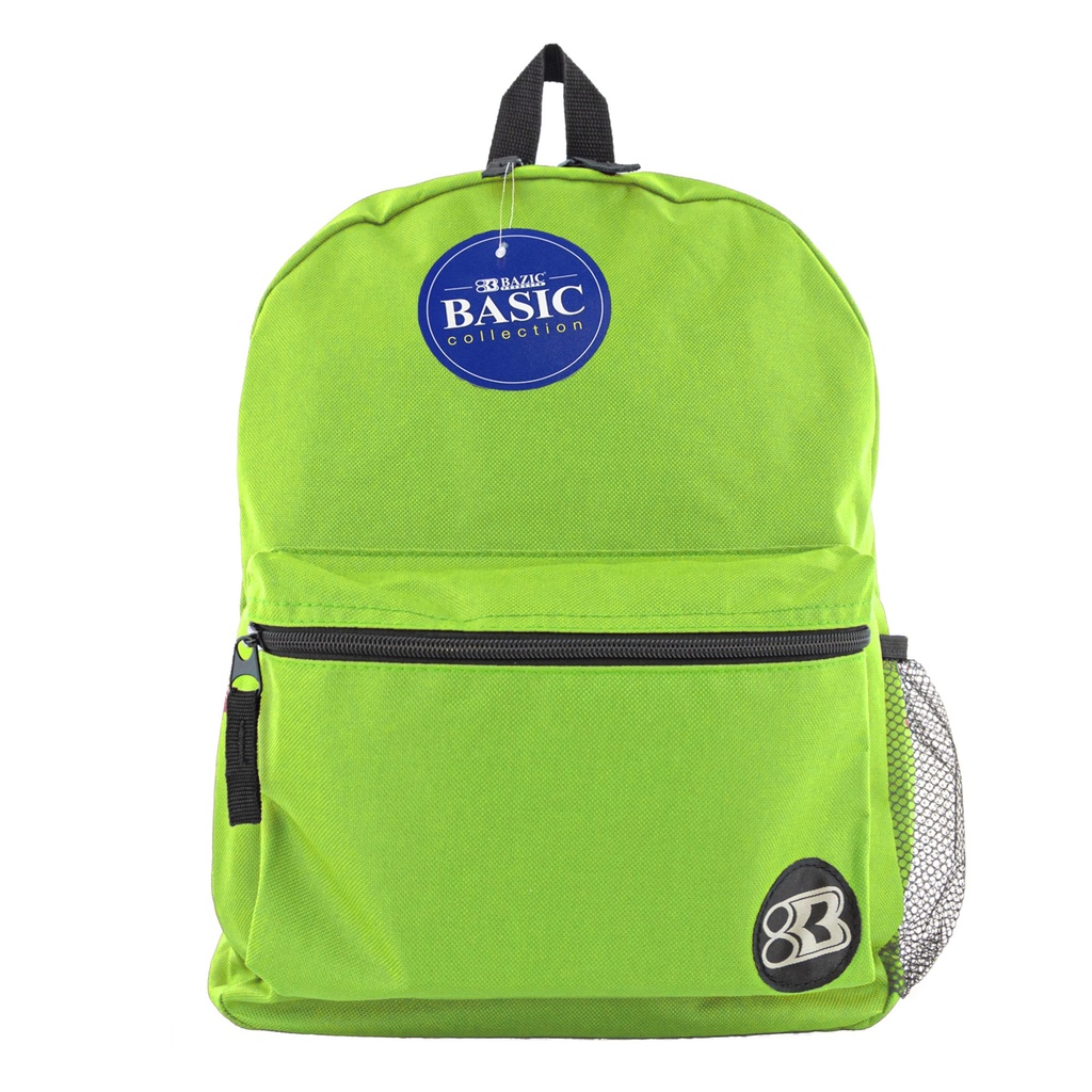 [BAZ1034] MOCHILA BAZIC 16" #1034 LIMA GREEN
