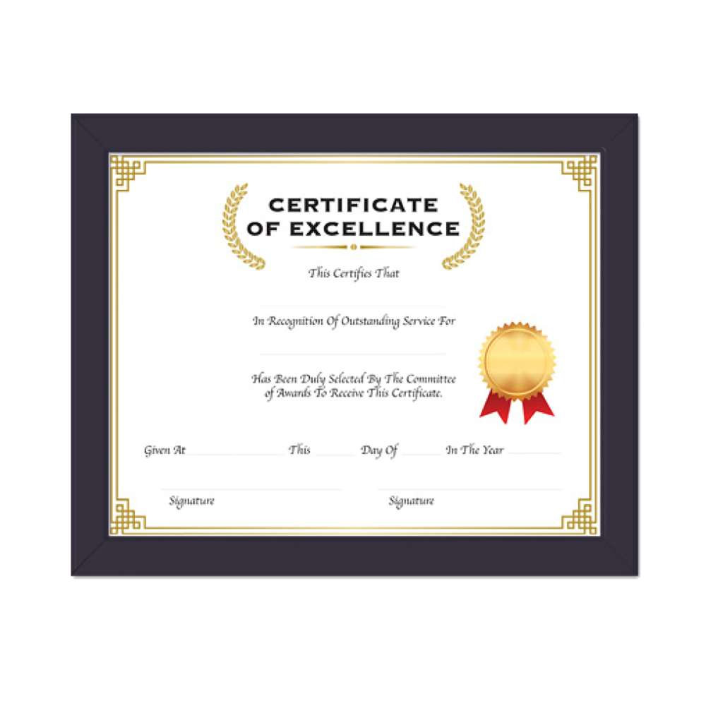 [BAZ1404-24] CERTIFICADO BAZIC MÚLTIPLE 11X14 MARCO W/GLASS COVER