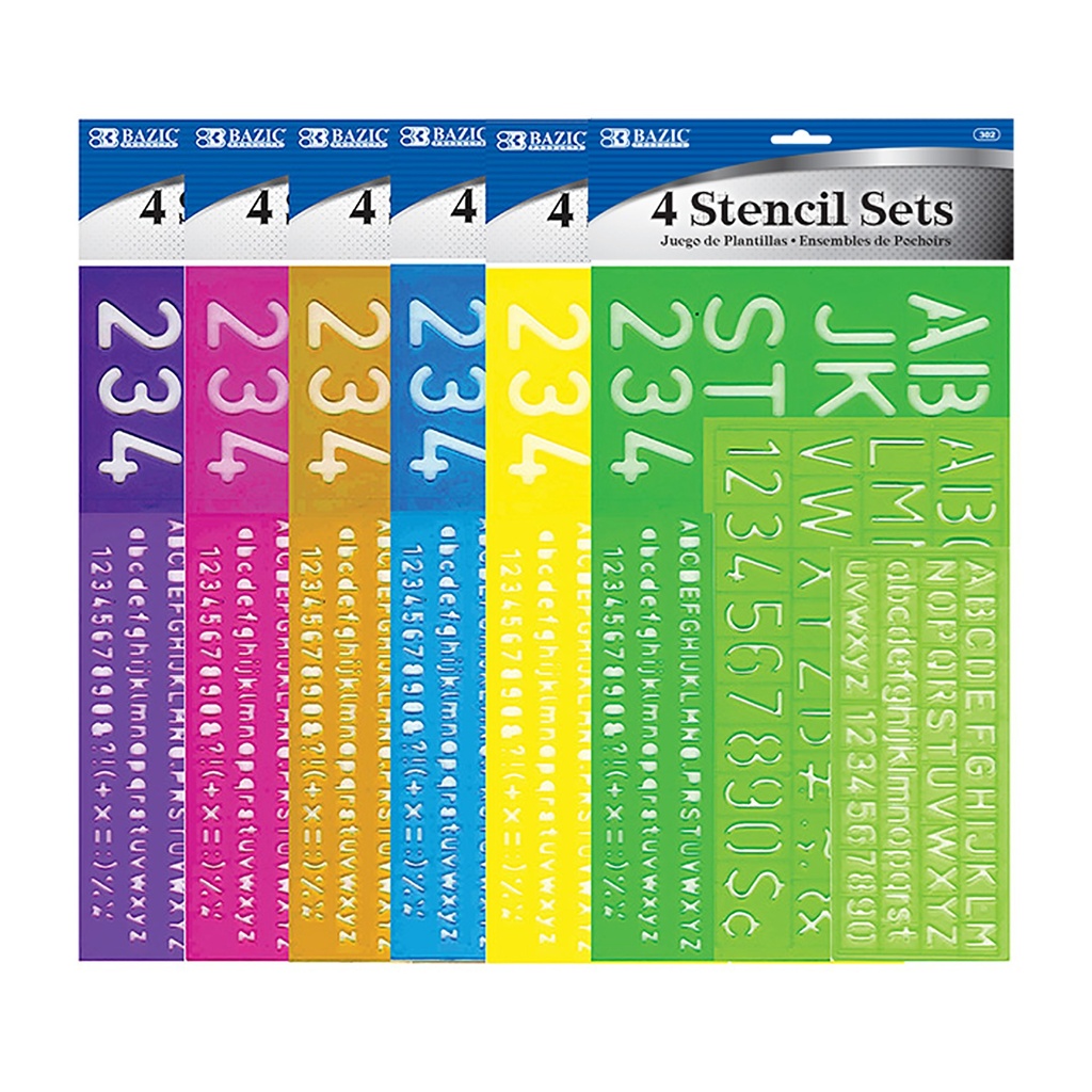 PLANTILLA BAZIC LETRA Y NUM 8,10,20,30MM