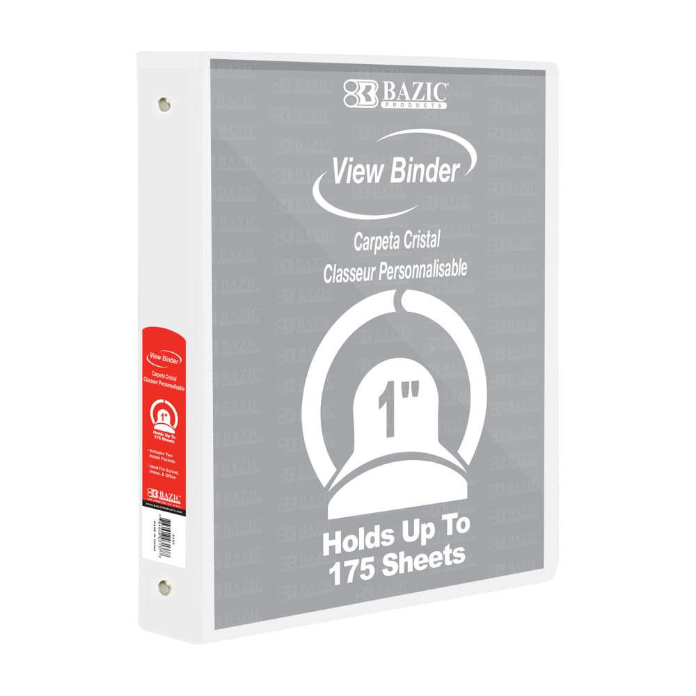 CARPETA BAZIC DE 1'' VINIL T/C BLANCO