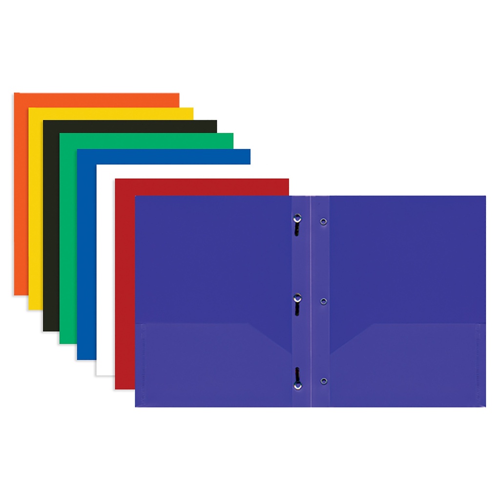 FOLDER BAZIC PLASTICO 3 PRONGS