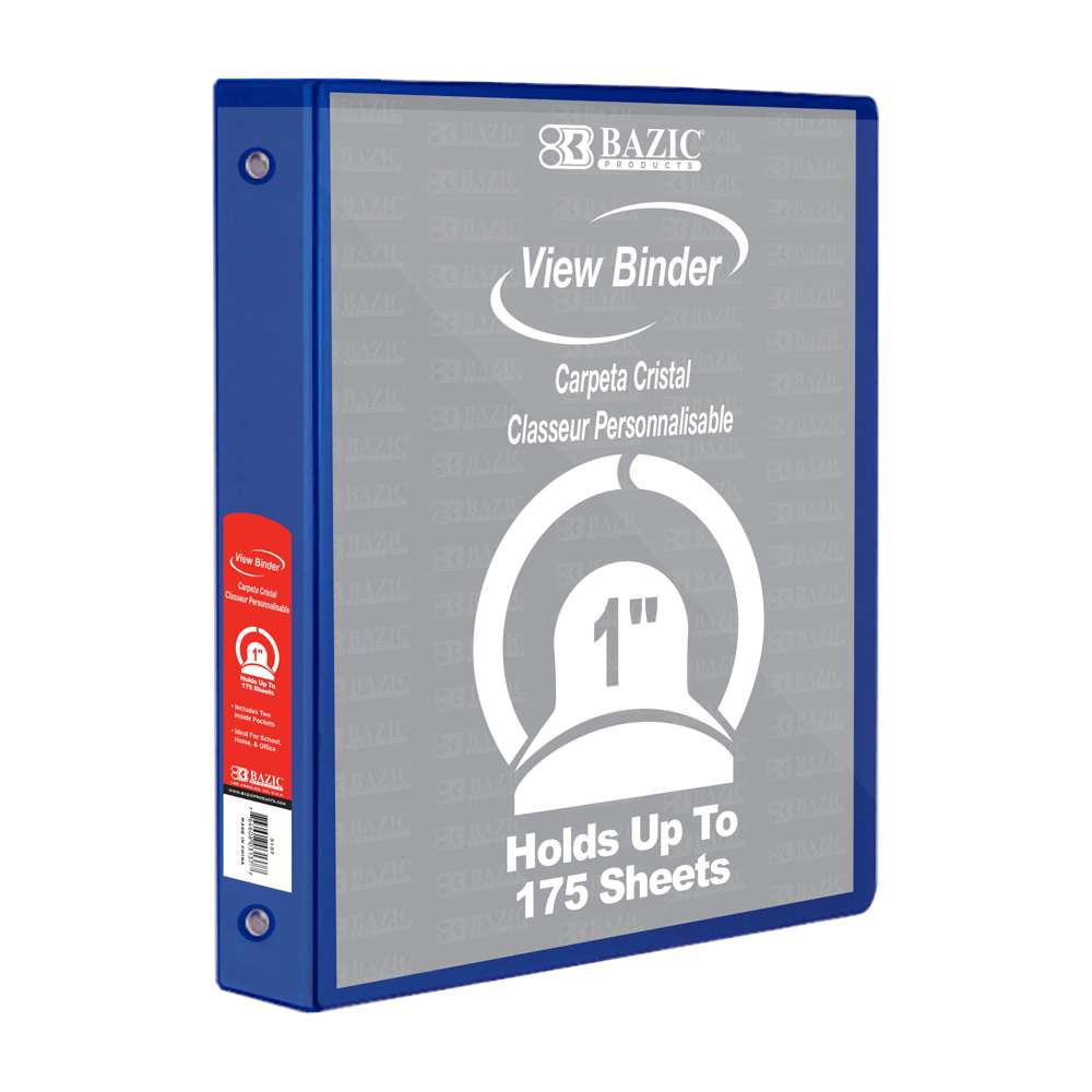CARPETA BAZIC DE 1' VINIL T/C AZUL