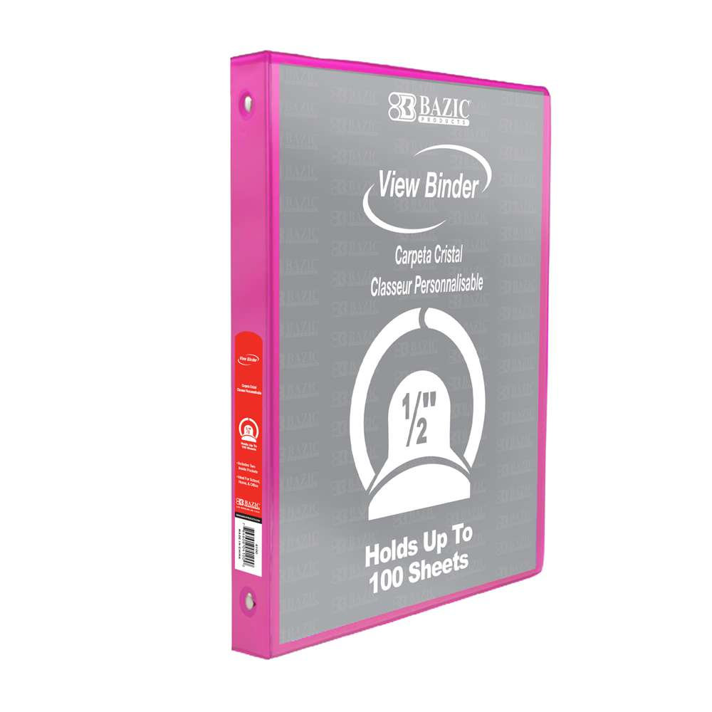 CARPETA BAZIC DE 1/2 VINIL T/C FUSCHIA