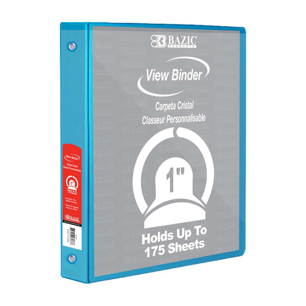 CARPETA BAZIC DE 1'' VINIL T/C AZUL