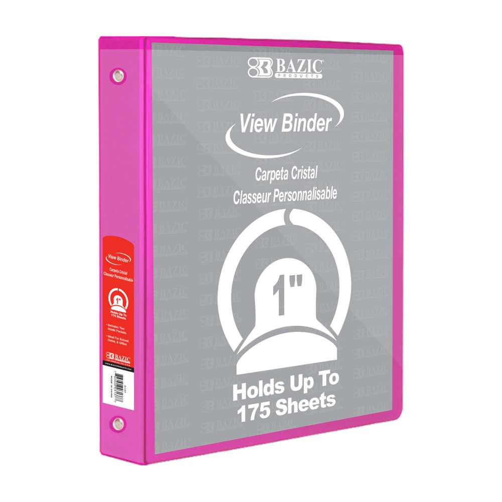 CARPETA BAZIC DE 1'' VINIL T/C FUSCHIA