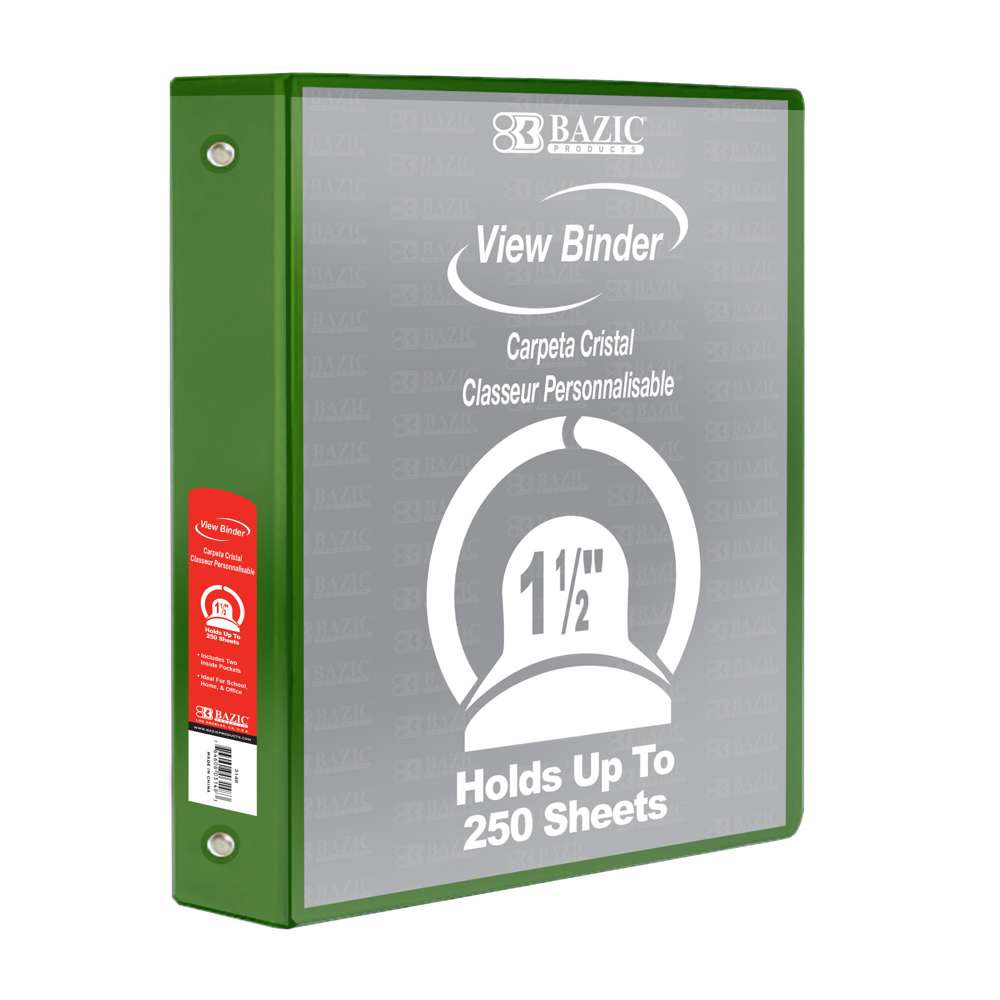 CARPETA BAZIC DE 1.5 VINIL T/C VERDE