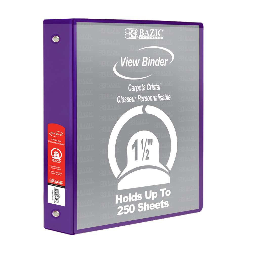 CARPETA BAZIC DE 1.5 VINIL T/C MORADA