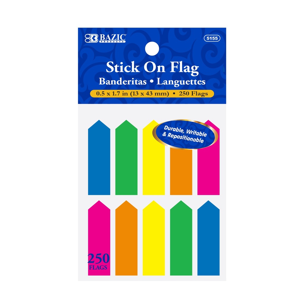 [BAZ5155] POST IT BAZIC FLECHAS NEON