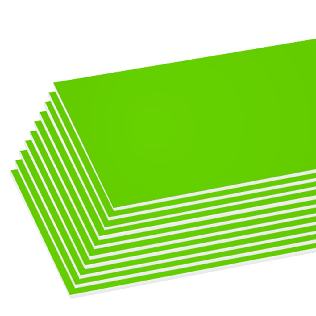 CARTULINA FOAMBOARD VERDE FLUO 20"X30"