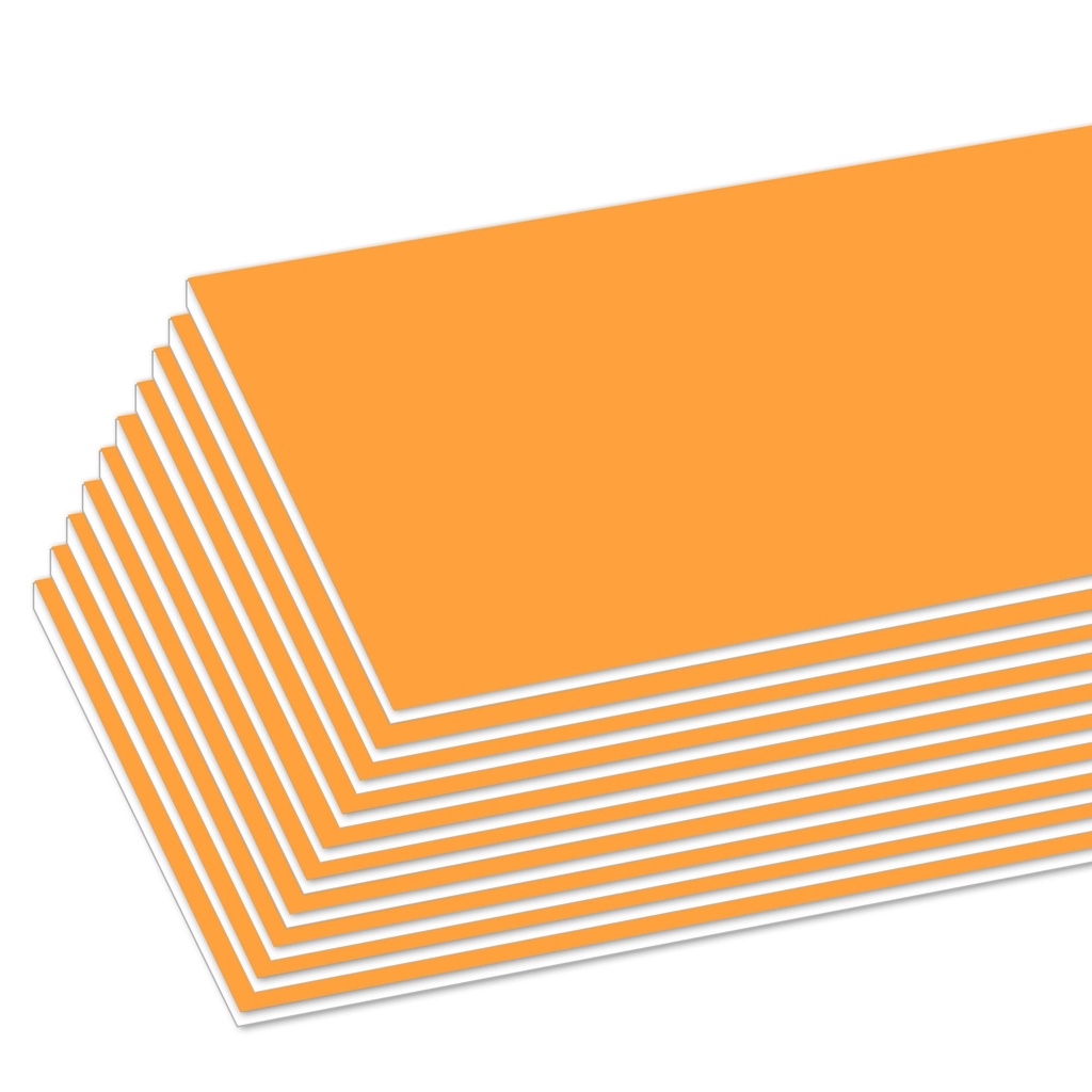 CARTULINA FOAMBOARD NARANJA FLUO 20"X30"