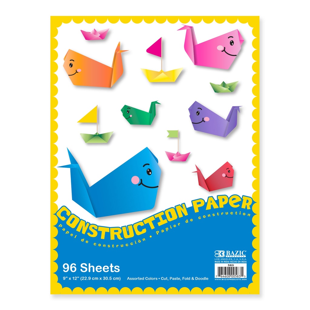 [BAZ583] PAPEL CONSTRUCTIVO BAZIC C/96HJS T/C