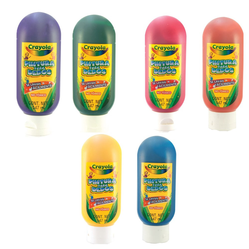 [CYO5516050034] PINTURA CRAYOLA DIGITAL P/ DEDOS 147ML VARIOS COLORES