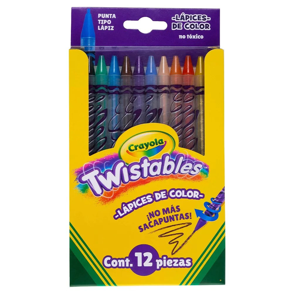 [CYO687408] LAPICES CRAYOLA C/12 TWISTABLES
