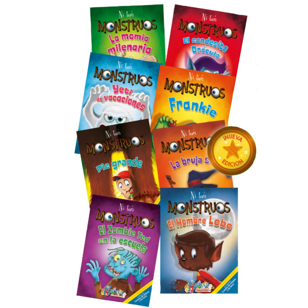 CUENTO COLECCION NI TAN MONSTRUOS