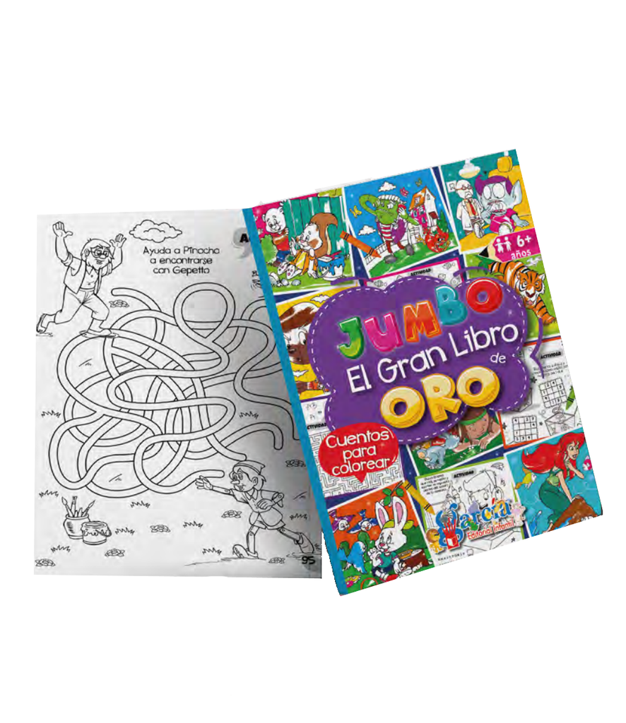[GAR1228] LIBRO P/ILUMINAR EL GRAN LIBRO DE ORO  1 Y 2