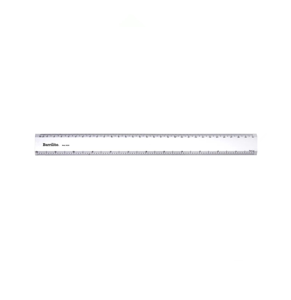 [GOB1023] Regla ligera 30cm aluminio