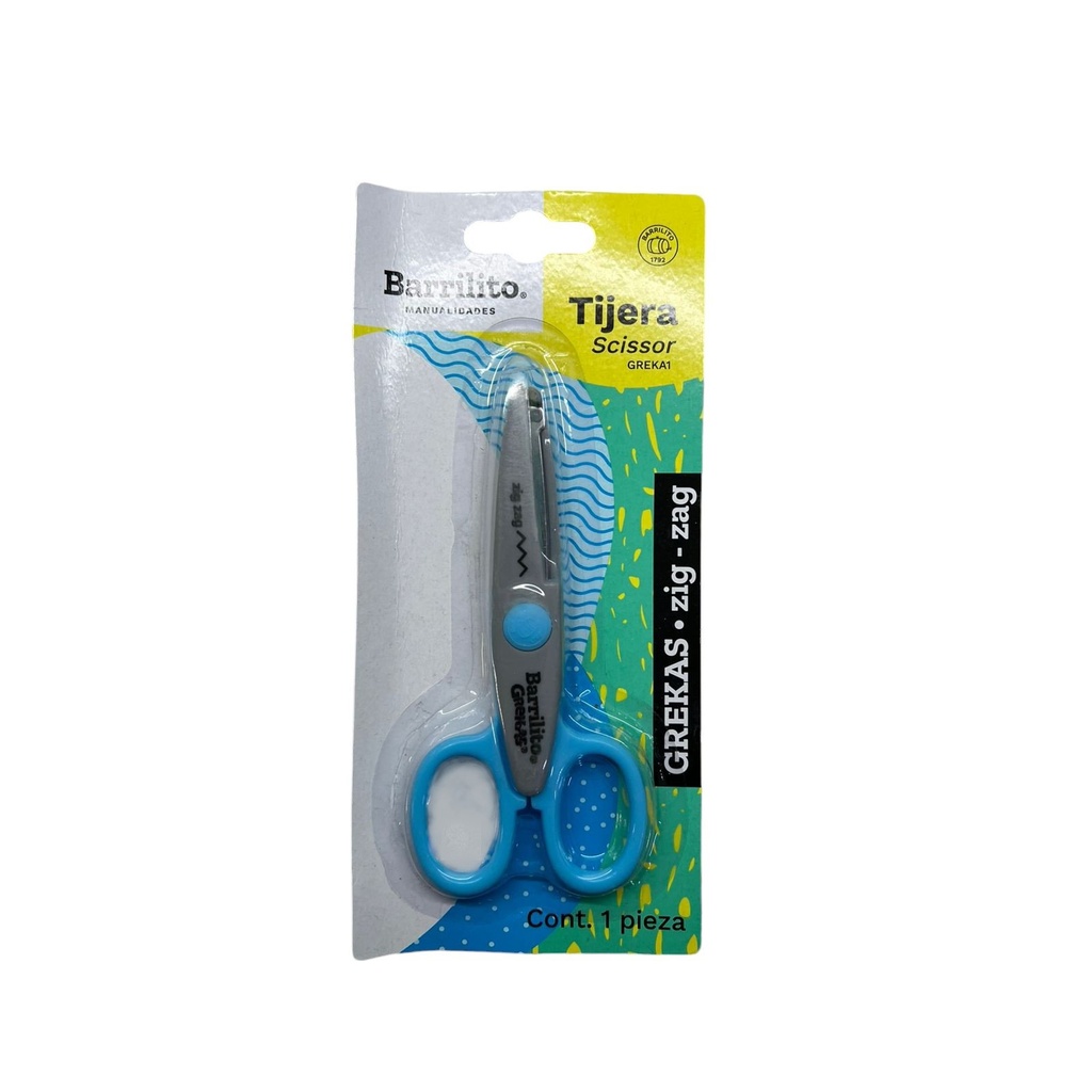 Tijera greka zig zag chica