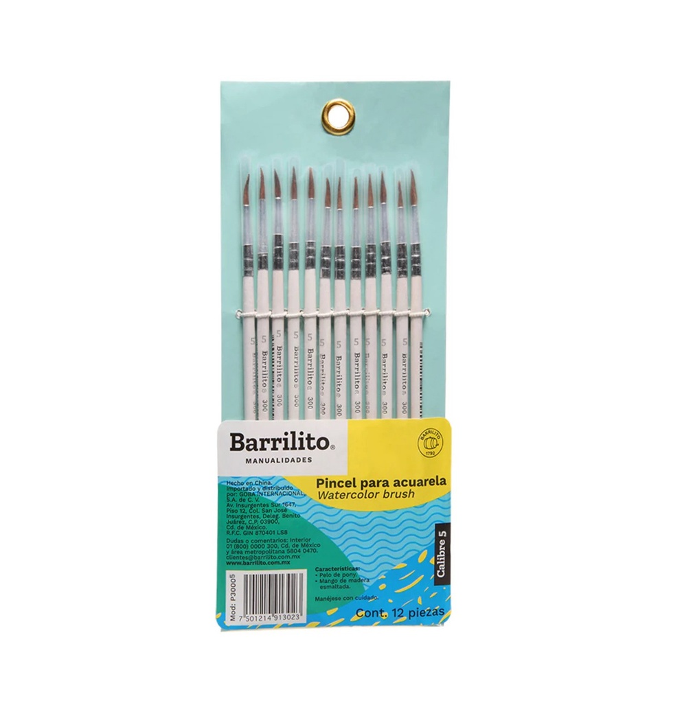Pincel Acuarela cal.5 S300