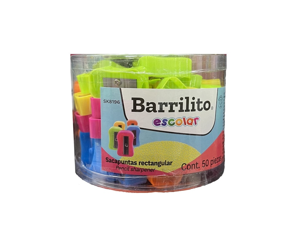 Sacapuntas rectangular botec/50pz